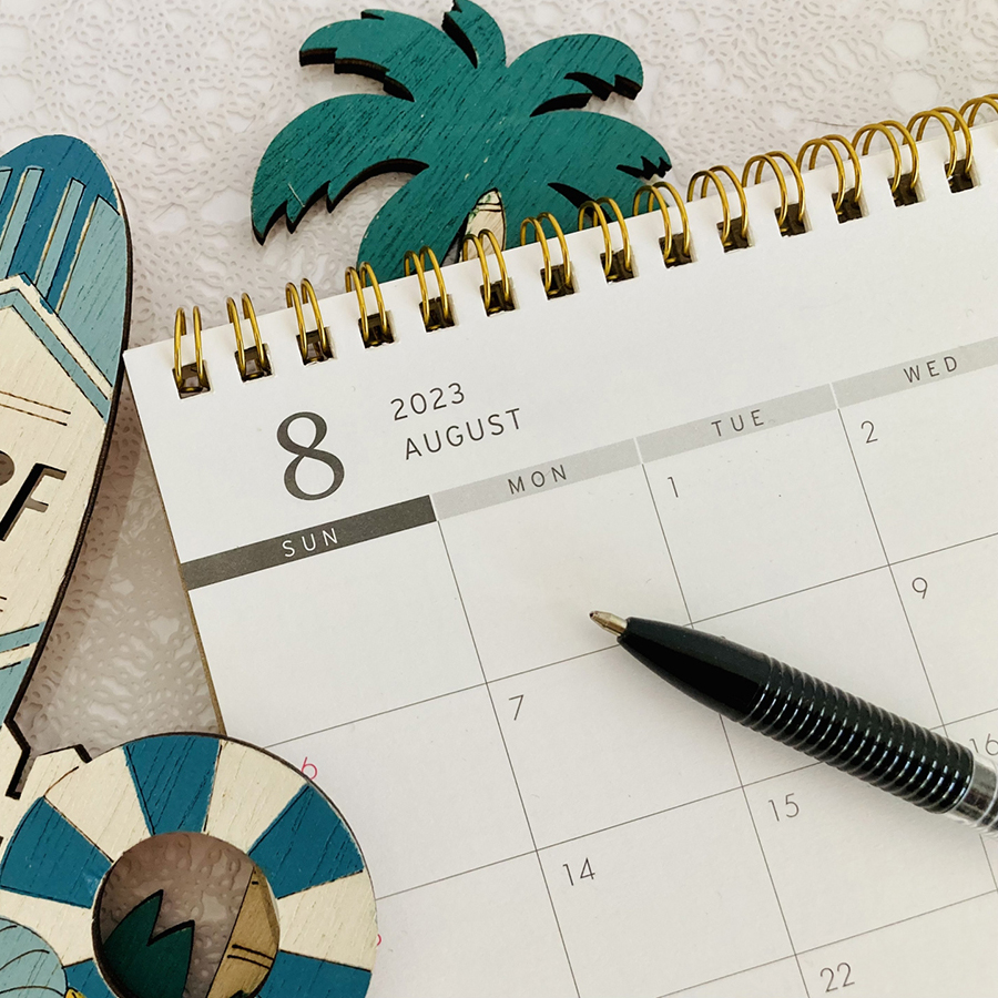 夏季休業のお知らせ